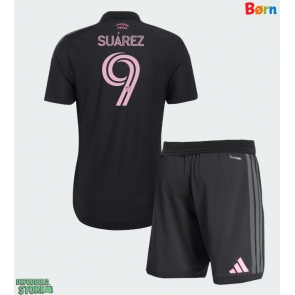 Inter Miami Luis Suarez #9 Replika Babytøj Udebanesæt Børn 2026-27 Kortærmet (+ Korte bukser)